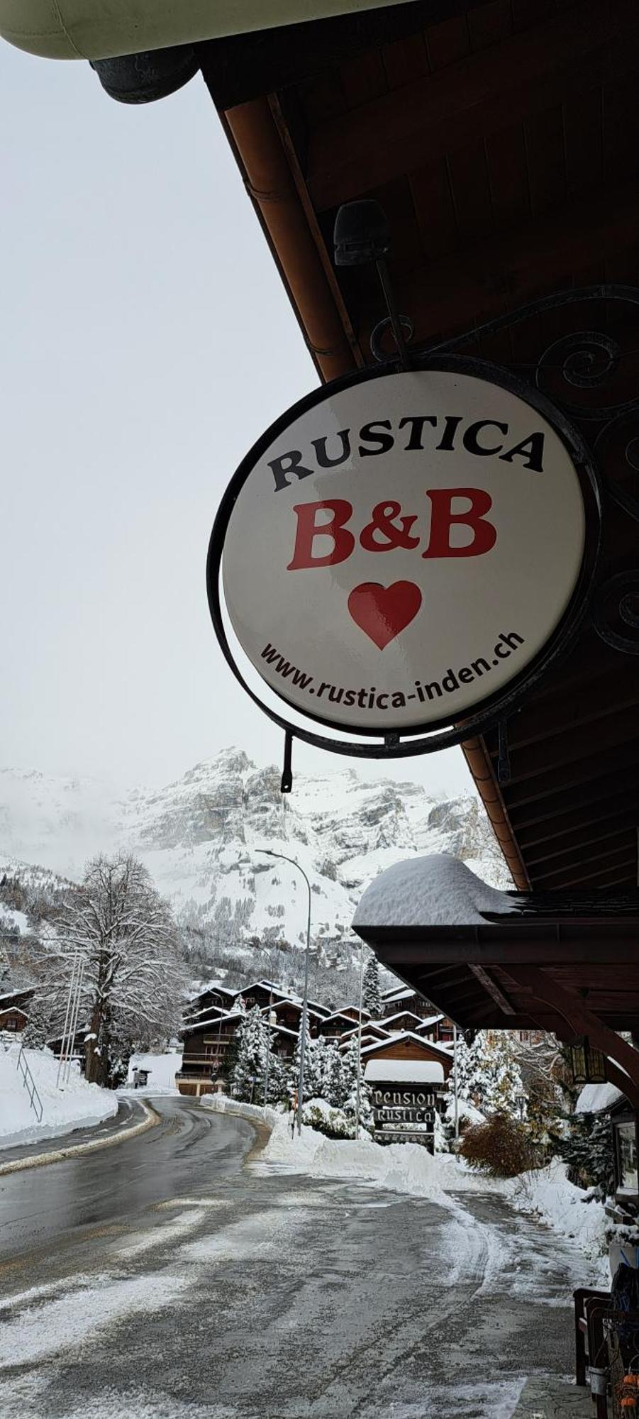 B&B Chalet Rustica Inden, Leukerbad Екстериор снимка